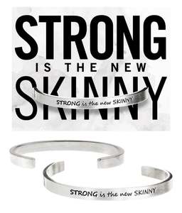 Bracelets: Whitney Howard Designs - Strong Is The New Skinny Quotable Cuff Bracelet