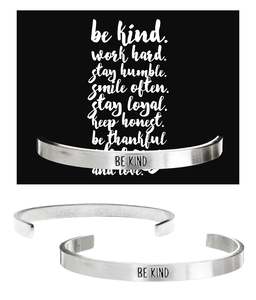 Bracelets: Whitney Howard Designs - Be Kind Quotable Cuff Bracelet