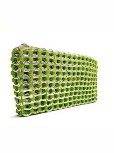 Escama Studio Chica Rosa Mini Clutch With Wrist Strap - Lime