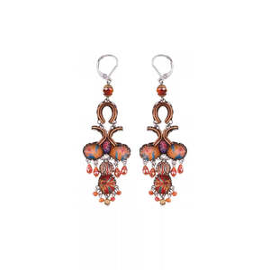 Ayala Bar Radiance Collection Warm Energy Iris Earrings - R1876 on Leverbacks