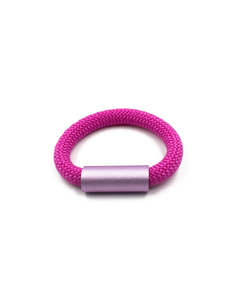 Christina Brampti All One Aluminium Tube Bracelet Magenta