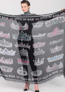 Scarves: 50% off Sale - Love's Pure Light Scarf D-208 We Crown You With Many Crowns - 24 Crowns!