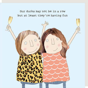 Rosie Made A Thing Ducks Humour Card
