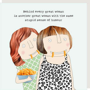 Stationary: Rosie Made A Thing Great Woman Humour Card