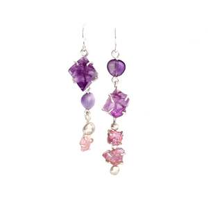 Earrings: Alana Douvros Fanciful Pink Dream Earrings