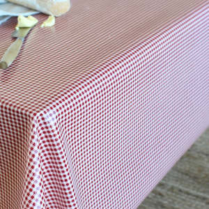 Gingham Mini Red
