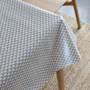 All Oilcloth: Teardrops Toffee