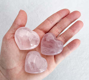 Rose Quartz: Rose Quartz Mini Heart | Love