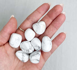 Tumbled Crystals: Howlite Tumble | Patience