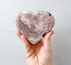 Quartz: Pink Amethyst Heart | Love