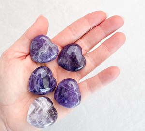 Amethyst Mini Hearts | Relaxation