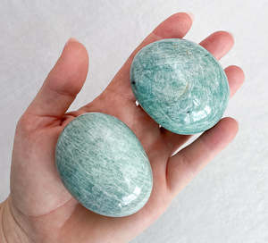 Love: Amazonite Palm Stone | Compassion