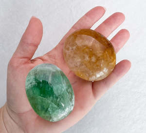 Joy + Healing Palm Stone Set