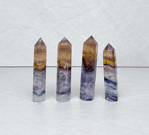 Polished Towers: Rainbow Fluorite Towers | Intuition