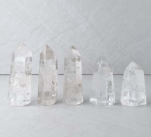 Clear Quartz Towers | Focus
