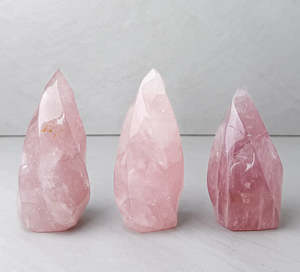 Rose Quartz: Rose Quartz Flame | Love