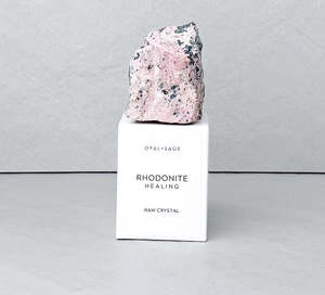 Raw Boxed Crystals: Rhodonite | Healing