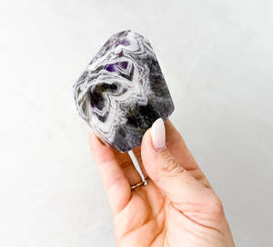 Quartz: Amethyst Chevron Facet Freeforms | Relaxation