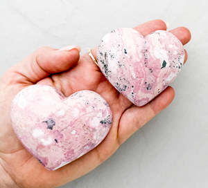 Love: Rhodonite Peruvian Hearts | Healing