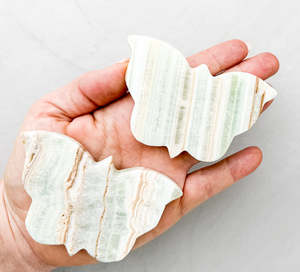 Pistachio Calcite Butterflies | Renewal