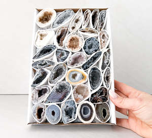 Mercury Retrograde Survival Crystals: Soul-Aligned Polished Agate Geode