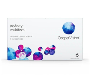 Products: Biofinity Multifocal Monthly 6 Pack Optique Eyecare
