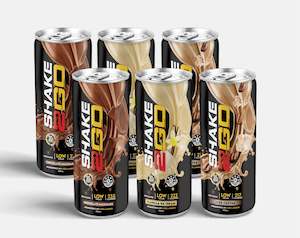 simple: SHAKE2GO Variety Pack (6 x 350ml)