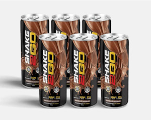 simple: SHAKE2GO Chocolate Milkshake 6 Pack (6 x 350ml)