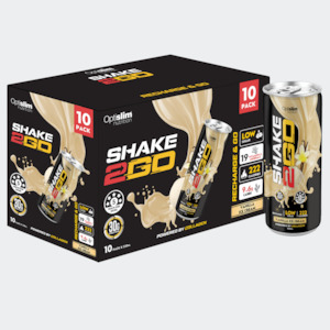 SHAKE2GO Vanilla Ice Cream (10 x 350ml)