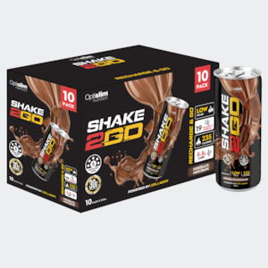 simple: SHAKE2GO Chocolate Milkshake  (10 x 350ml)