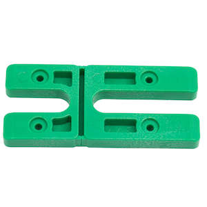 Plastic H Packer Green 4mm