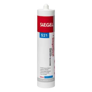 SiegelSeal S2 Sanitary Silicone 300ml Cartridge - White