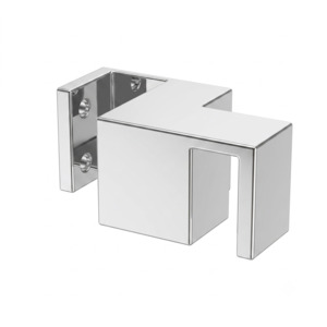 Clearance: Sliding Door Guide Left Hand - Chrome