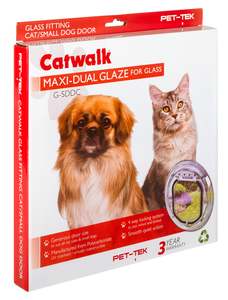 Pet-Tek Glass Fitting Maxi Dual Glaze – Clear