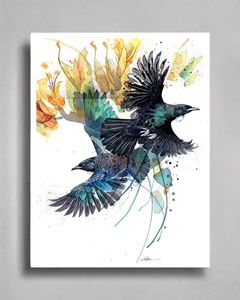 Framed Pieces: Tui Harakeke Boom