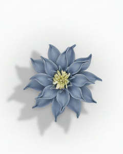 Ceramic: Dahlia in Blue