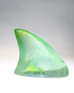 Glass: Glass Shark Fin "Verdant"