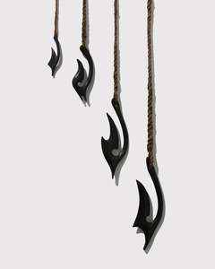 Fish Hooks - Hanging Bronze