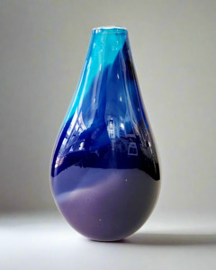 Heather Kremen: Blue Atmosphere Vase