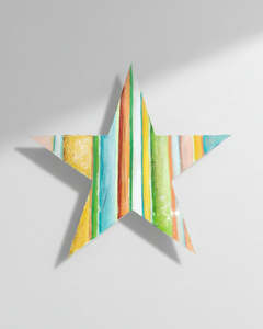 Heather Wilson: Star Pastel Stripes