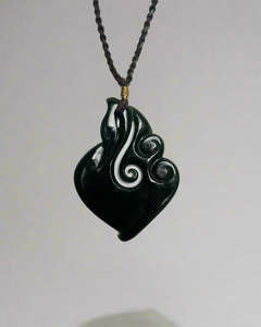 Swan Fish Hook Pendant
