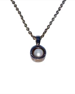 Pearl Sterling Silver Necklace