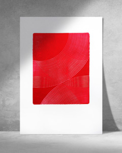 Hamish Macaulay: Storm: Pink & Red