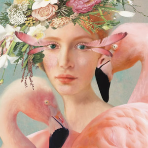 Hayley Hamilton: Canvas Dance Of The Flamingo