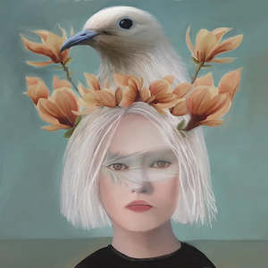 Hayley Hamilton: Canvas Thinking Peaceful Thoughts