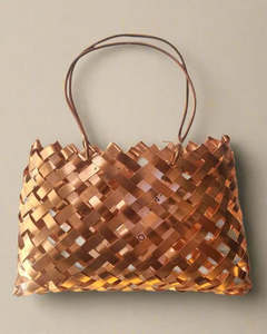 Woven Basket - Copper