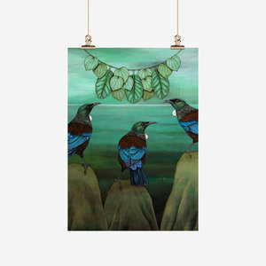 Home: Kathryn Furniss Tea Towel - Tui & the Kawakawa Necklace