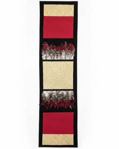 Pohutukawa - Medium Feather Table Runner