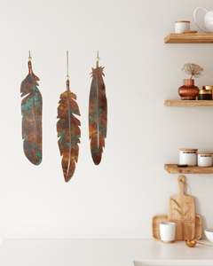 Home: Copper Feather Set