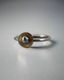 Sterling Silver & Brass Dot Ring